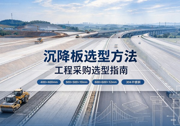泰顺沉降板选择方法